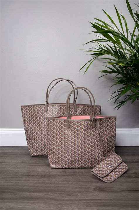 grey and pink goyard tote|maison goyard tote bag price.